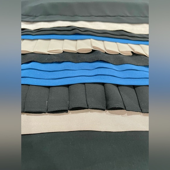 Monsoon Black Embroidered Above Knee Dress Sheer Sleeves Size 10 - Picture 5 of 13